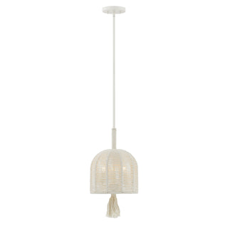 Lunara 3-Light Pendant in Cotton by Breegan Jane
