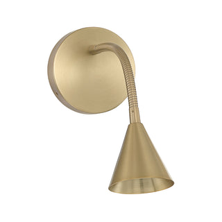 Pharos 1-Light Wall Sconce in Noble Brass by Breegan Jane