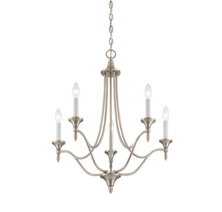 Herndon 5-Light Chandelier in Satin Nickel