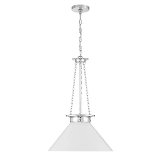 Myers 1-Light Pendant in Polished Nickel