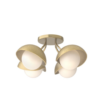 Brooklyn 4-Light Single Shade Semi-Flush