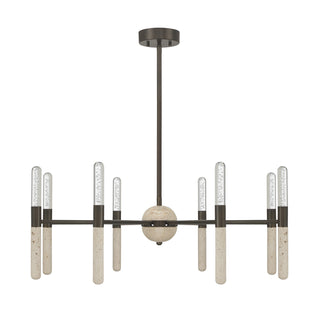 Linden 8-Light Chandelier in Mediterranean Bronze