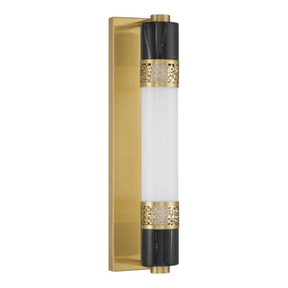 Farrell 1-Light Wall Sconce in Warm Brass by Dann Foley
