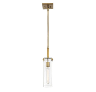 Winfield 1-Light Mini-Pendant in Warm Brass