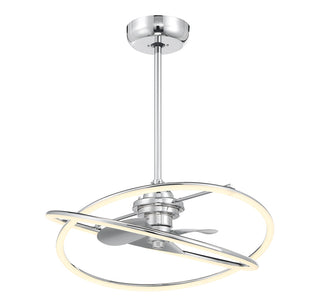 Dorado LED Fan D'Lier in Polished Chrome