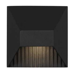 Ribbed 5 Inch Outdoor Wall Sconce Sand Black Finish