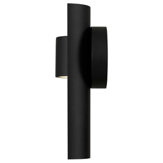 Hugo 11 Inch Outdoor Wall Sconce in Sand Black Finish