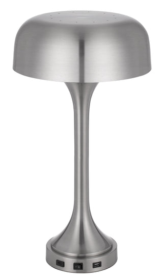40W X 2 Mushroom Cloud Metal Desk Lamp With 1 Usb And 1 Type C  Usb Charging Ports