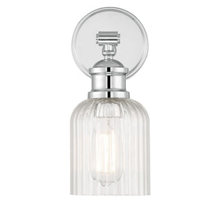 1-Light Wall Sconce in Chrome