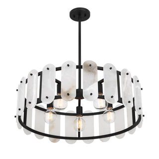 Antolini 5-Light Pendant in Black Cashmere