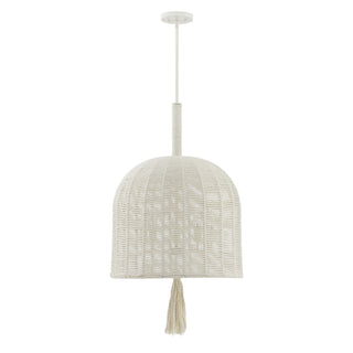 Lunara 5-Light Pendant in Cotton by Breegan Jane
