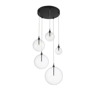 5-Light Pendant in Oil Rubbed Bronze