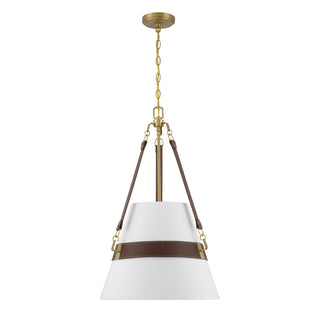 Corinth 3-Light Pendant in Warm Brass