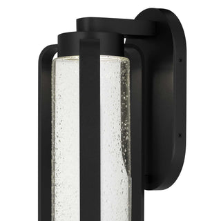 Clover 15 Inch Outdoor Wall Sconce in Sand Black Finish