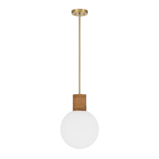 Jarrell 1-Light Pendant in Warm Brass