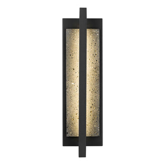 Dakota 16 Inch Outdoor Wall Sconce in Sand Black Finish
