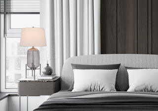 150W 3 Way Belleville Fluted Glass Table Lamp