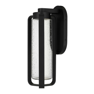 Clover 15 Inch Outdoor Wall Sconce in Sand Black Finish