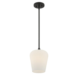Octave 1-Light Pendant in Matte Black