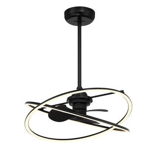 Dorado LED Fan D'Lier in Matte Black