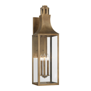 Lancaster 2-Light Outdoor Wall Lantern in Atlas Bronze