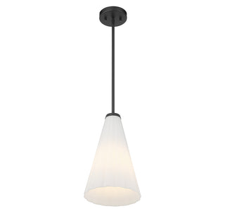 Bristol 1-Light Pendant in Matte Black