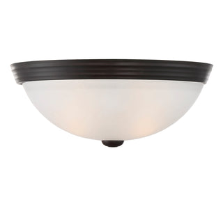 2-Light Ceiling Light in English Bronze