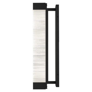 Solice 27 Inch Outdoor Wall Sconce in Sand Black Finish