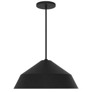 Nin 22 Inch Outdoor Pendant in Sand Black Finish