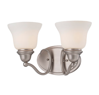 Yates 2-Light Bathroom Vanity Light in Pewter