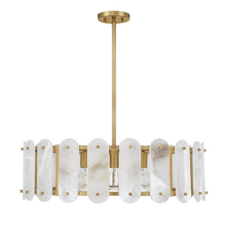 Antolini 5-Light Pendant in Warm Brass