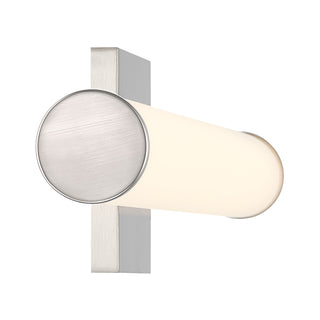 Colt 24" Contemporary LED Cylinder Vanity Light in Satin Nickel