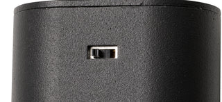 5.25" Height Metal LED Track Head in Black Finish