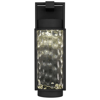 Winston 17 Inch Outdoor Wall Sconce in Sand Black Finish
