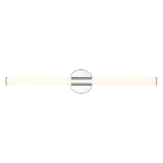Connor 30" Mini Tube LED Cylinder Vanity Light in Chrome