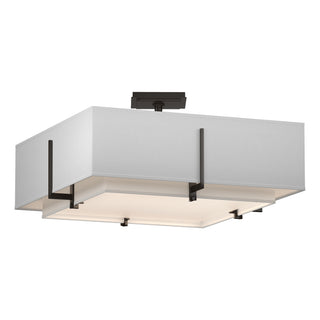 Exos Square Double Shade Semi-Flush