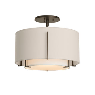 Exos Small Double Shade Semi-Flush