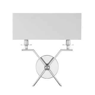 Arondale 2-Light Wall Sconce in Polished Nickel