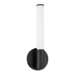 Connor 14" Mini Tube LED Cylinder Vanity Light in Black