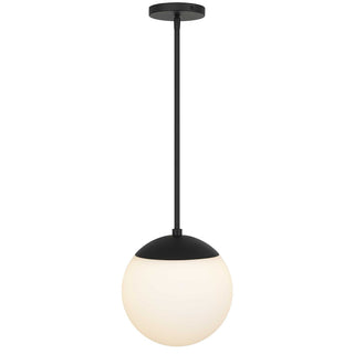 Rondure 10 Inch Indoor / Outdoor Pendant in Black Finish