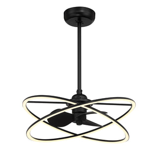 Dorado LED Fan D'Lier in Matte Black