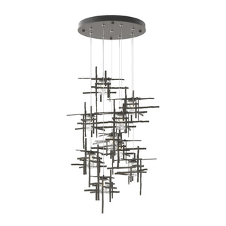 Tura 9-Light Seeded Glass Pendant