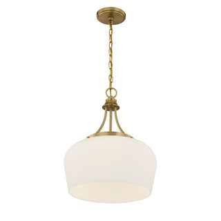 Octave 3-Light Pendant in Warm Brass