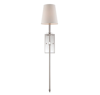 Monroe 1-Light Wall Sconce in Polished Nickel