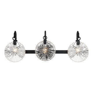 Addison 3-Light Bathroom Vanity Light in Matte Black
