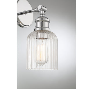 1-Light Wall Sconce in Chrome