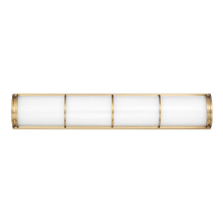 Harper LED Bathroom Vanity Light in Warm Brass