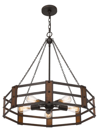 60W X 5 Provo Metal Chandelier