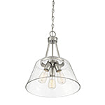 Calhoun 3-Light Pendant in Satin Nickel