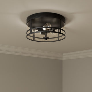 Lunden  13" Wide 3-Light Flush Mount